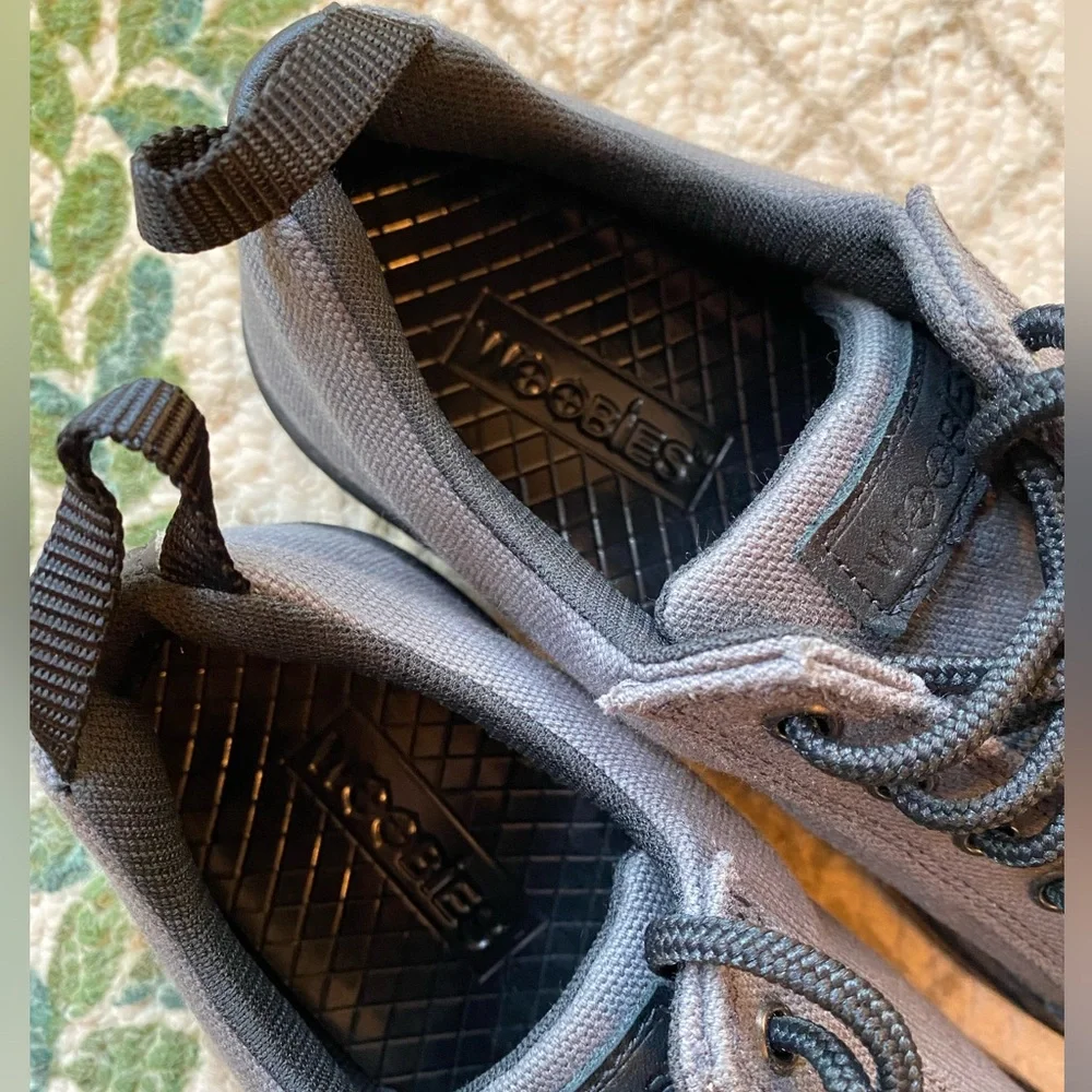 Woobies Tactical Mod-1 Cemento Gray Black Canvas Shoes M7/W8.5 USA Made